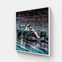 Speed of Champions Formula 1-Canvas-artwall-20x20 cm-White-Artwall