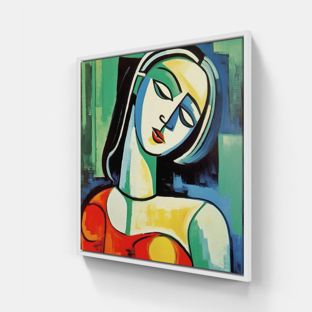 Abstract Picasso Essence-Canvas-artwall-20x20 cm-White-Artwall