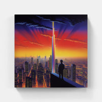 Dazzling Skyline Radiance-Canvas-artwall-Artwall