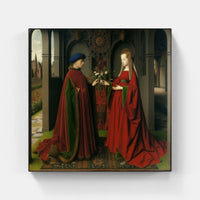Van Eyck's Elegance-Canvas-artwall-Artwall