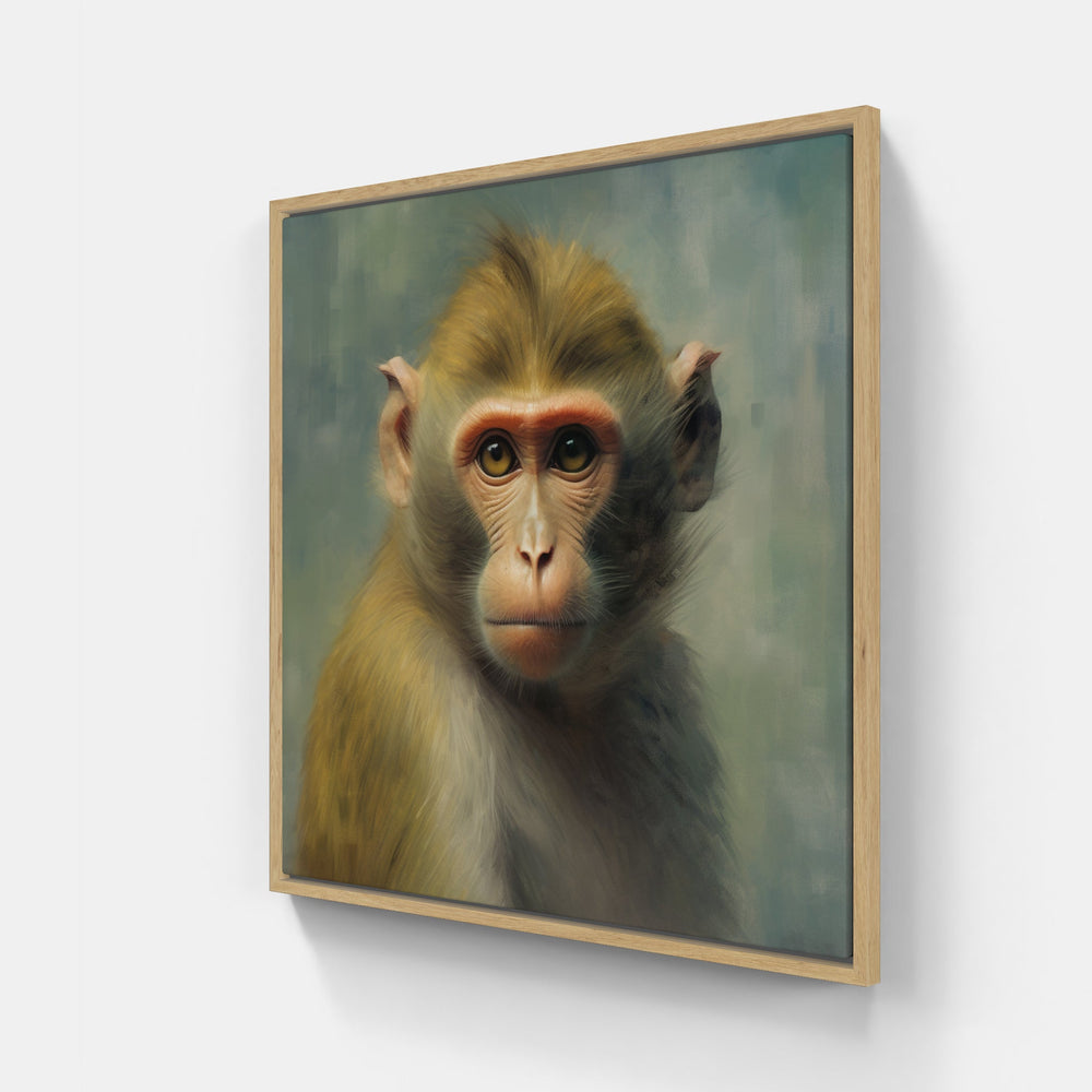 Charming Monkey Art-Canvas-artwall-Artwall