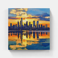 Dynamic City Skyline-Canvas-artwall-Artwall