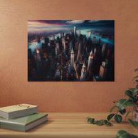 New-York, wow!- Tableau aluminium