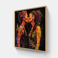 Sweet Emotion Devotion Kiss-Canvas-artwall-Artwall