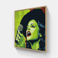 Soulful singer Serenade-Canvas-artwall-Artwall