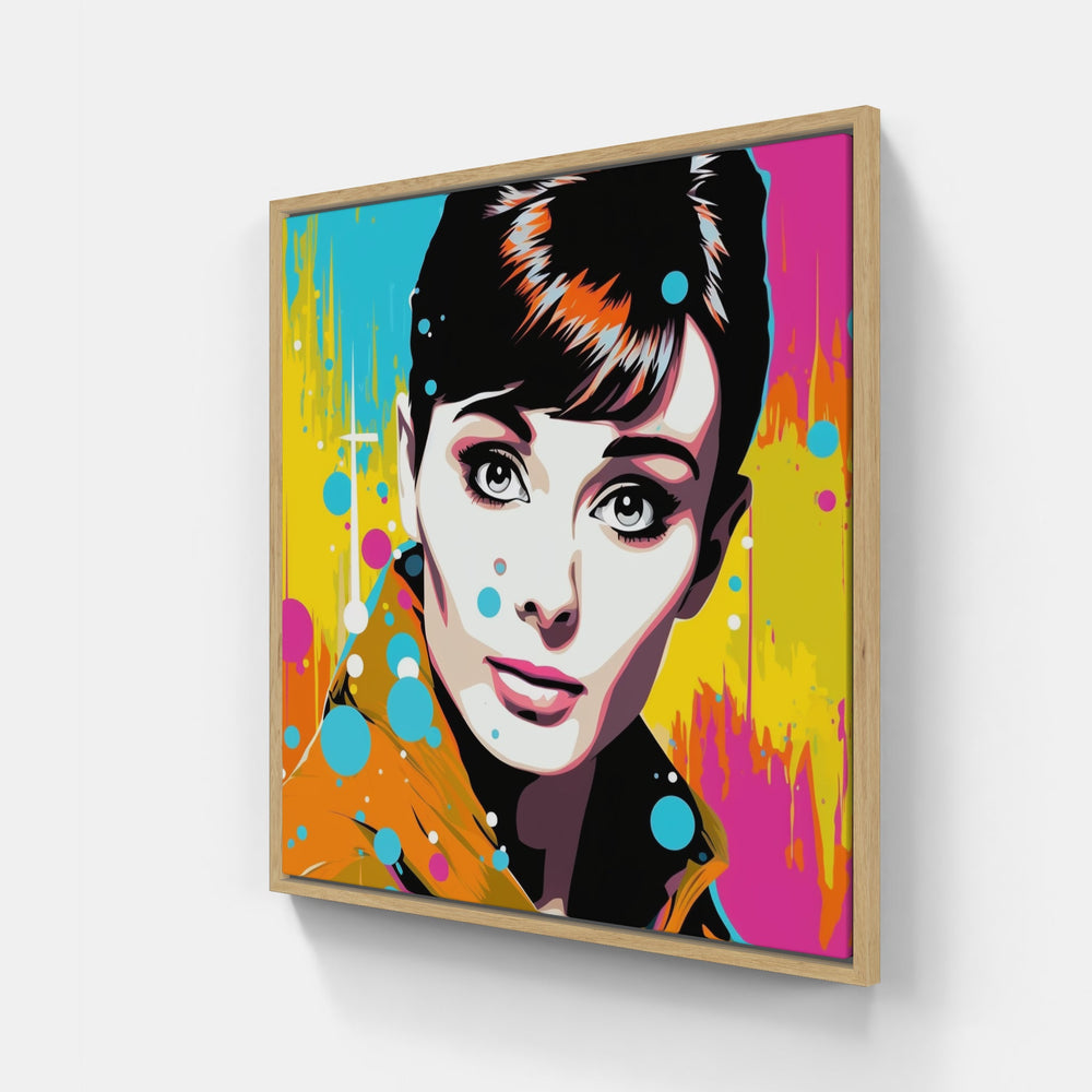 Audrey Hepburn memory-Canvas-artwall-Artwall