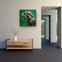 Regal Horse Pose-Canvas-artwall-Artwall