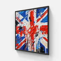 London Timeless Architectural Elegance-Canvas-artwall-20x20 cm-Black-Artwall