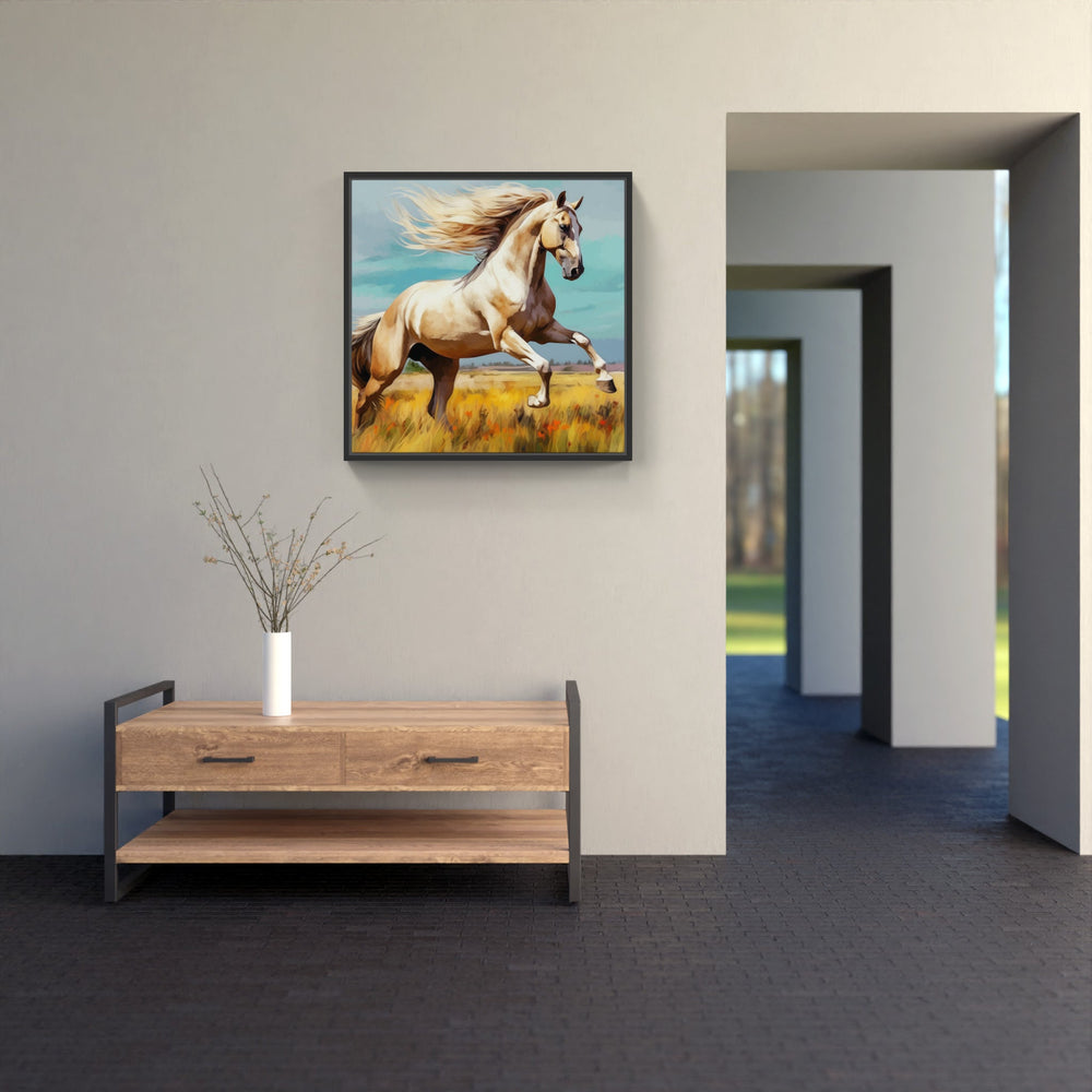 Gentle Horse Gaze-Canvas-artwall-Artwall