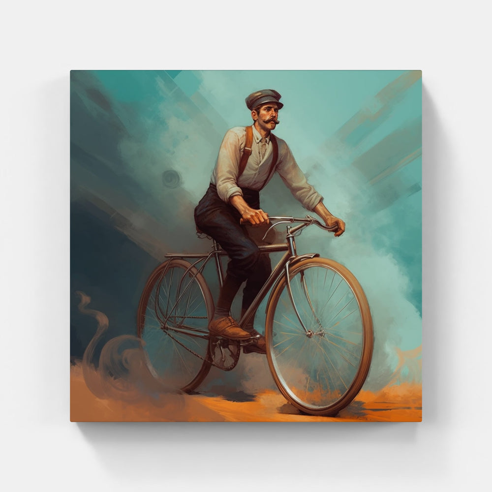 Cycling Serenity-Canvas-artwall-Artwall