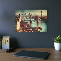 London, Love, Fate, Home.- Tableau aluminium