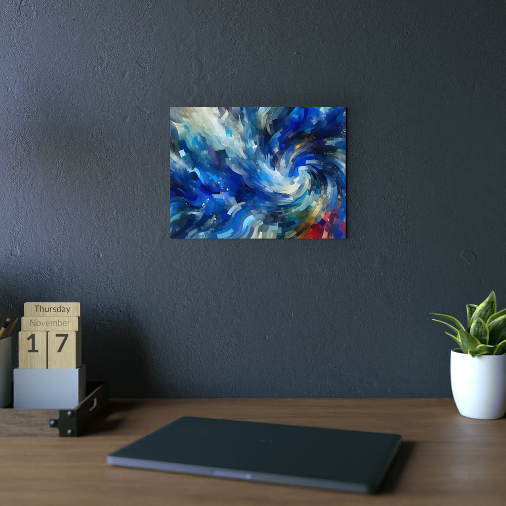 Bleu ciel été.- Tableau aluminium