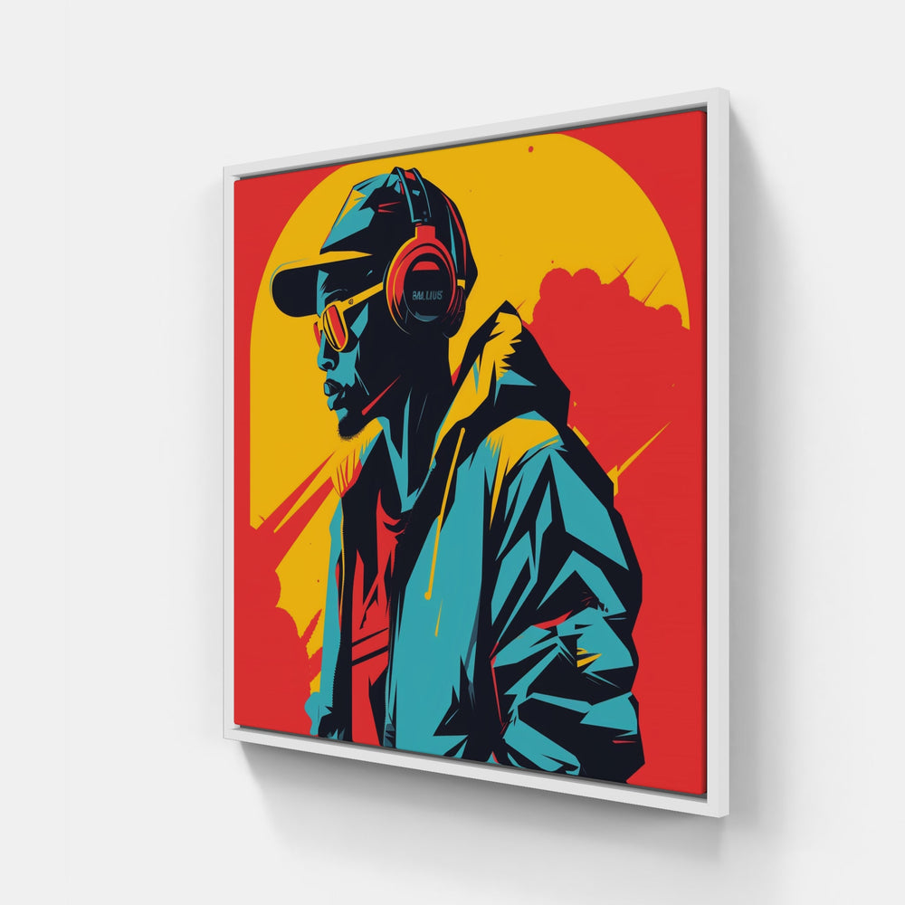 Pop Streetwear Vibes-Canvas-artwall-20x20 cm-White-Artwall