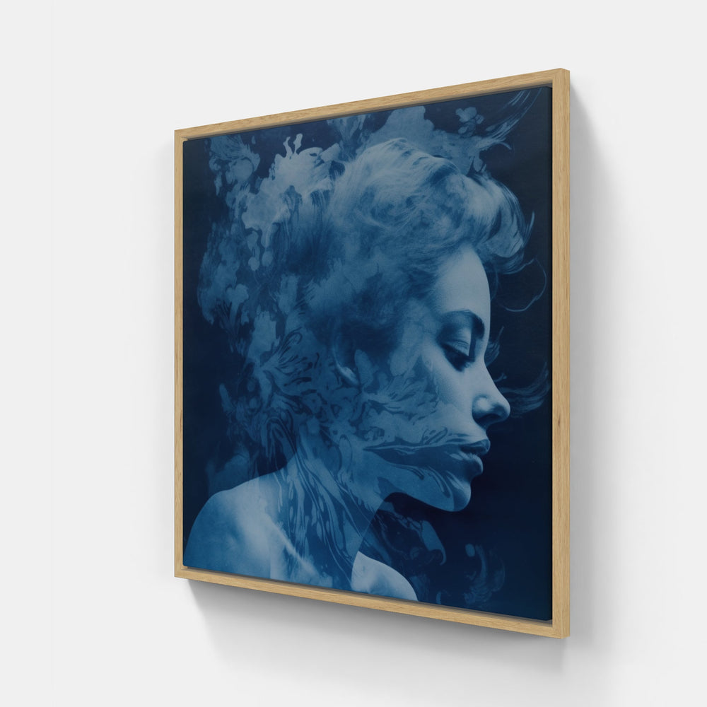 Cyanotype Delight Unveiled-Canvas-artwall-Artwall