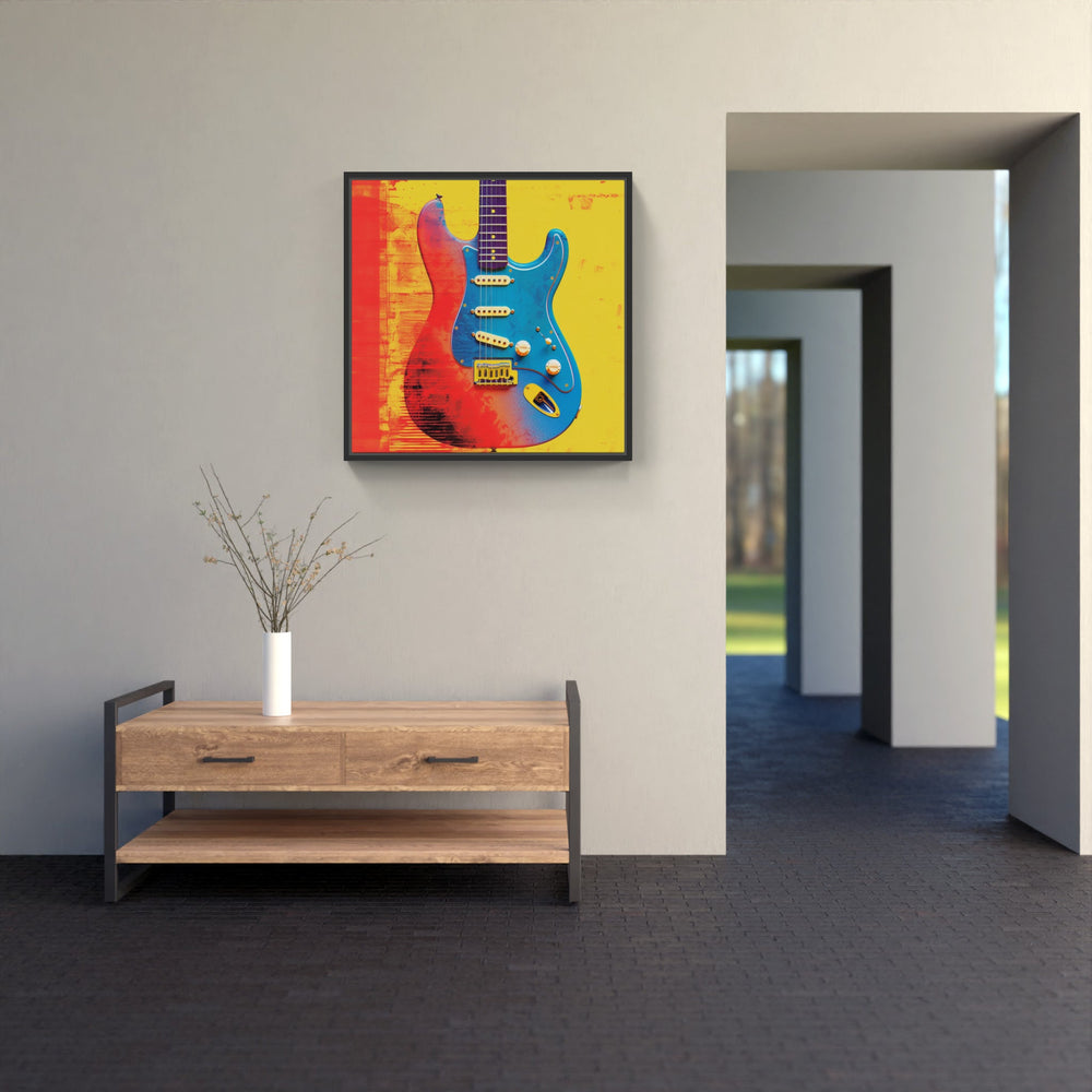 Captive Guitar Showcase-Canvas-artwall-Artwall