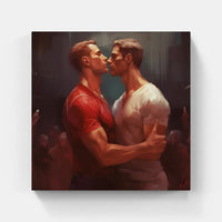 Blissful Affection Devotion Kiss-Canvas-artwall-Artwall