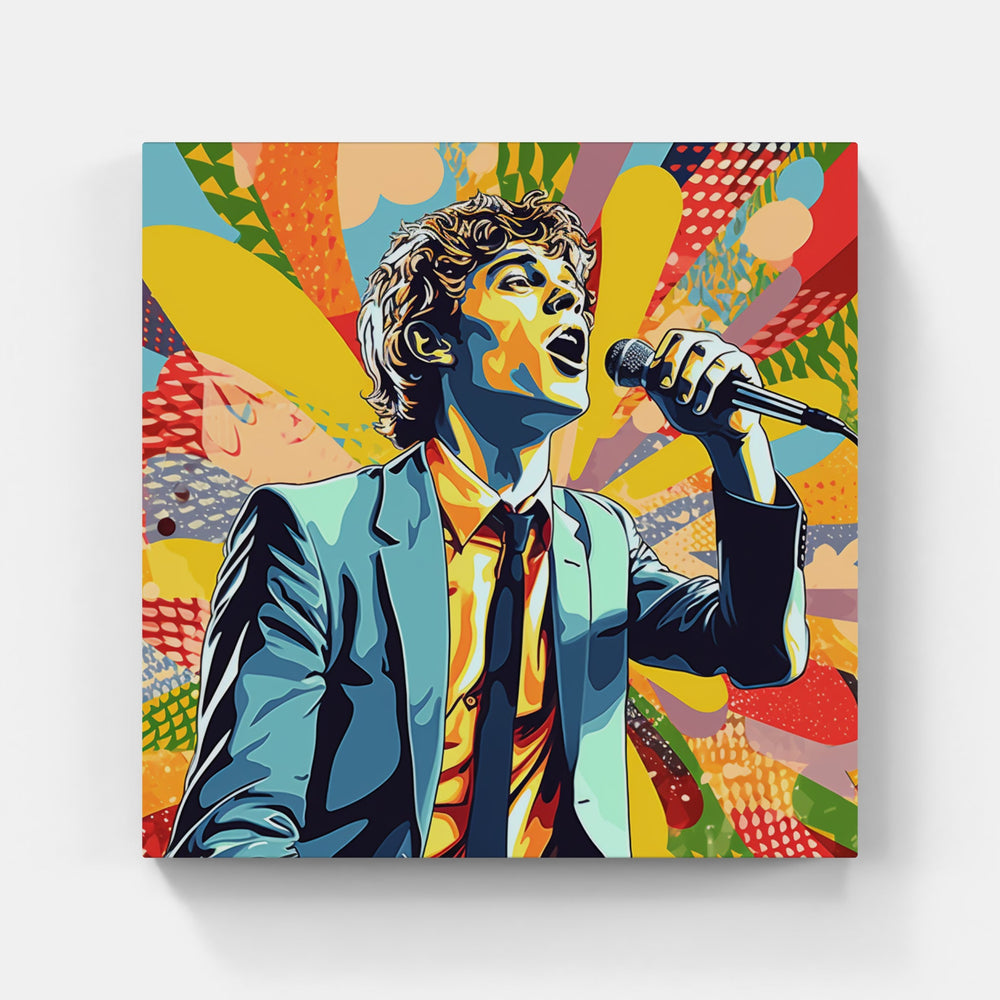 Enrapturing Singer Muse-Canvas-artwall-Artwall