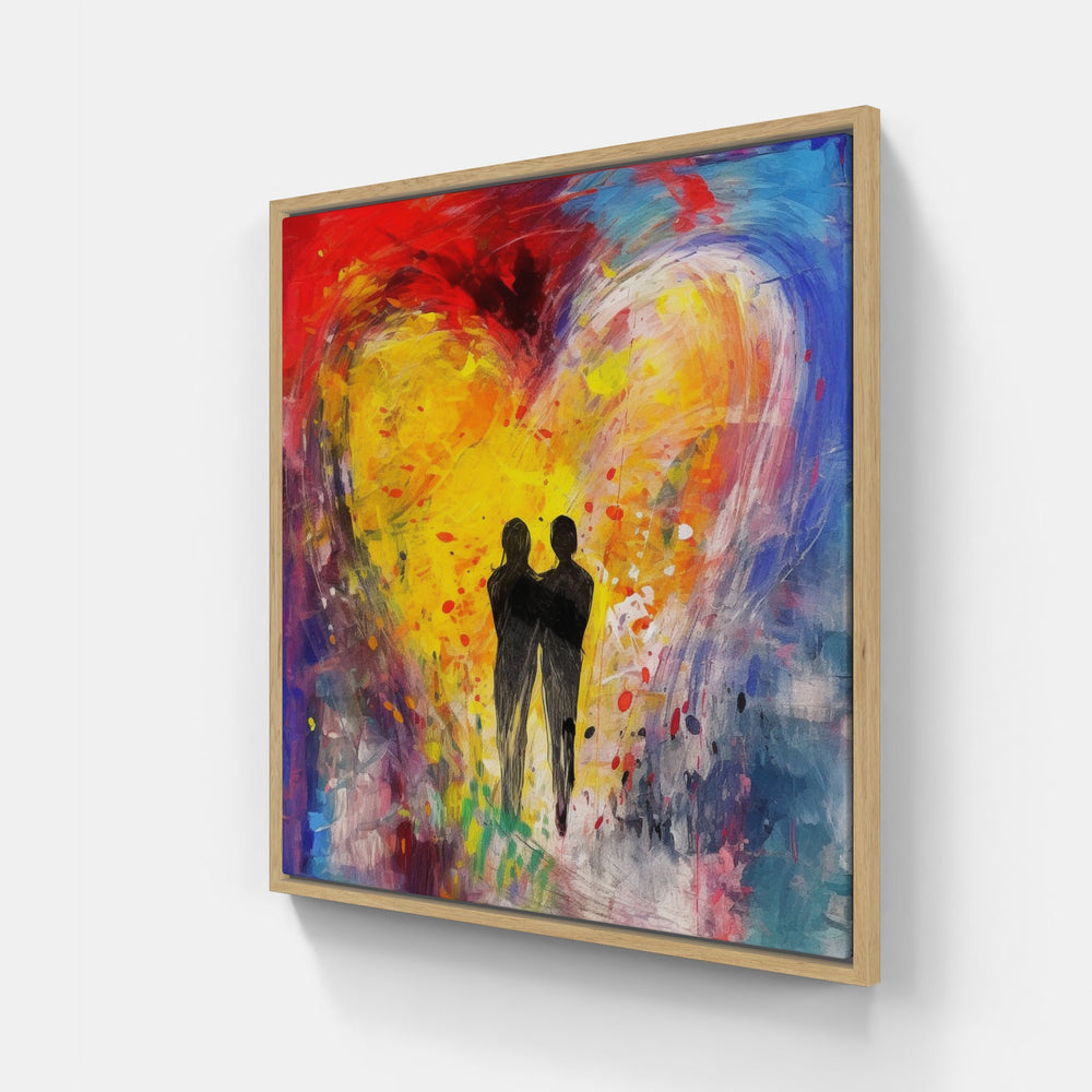 Heartfelt Unity Harmony-Canvas-artwall-Artwall