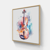 Melodic Violin Harmony-Canvas-artwall-Artwall