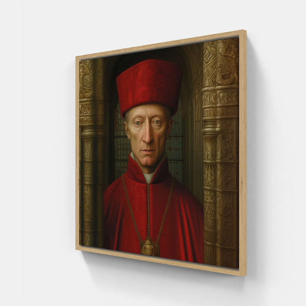 Van Eyck's Brush Symphony-Canvas-artwall-20x20 cm-Wood-Artwall