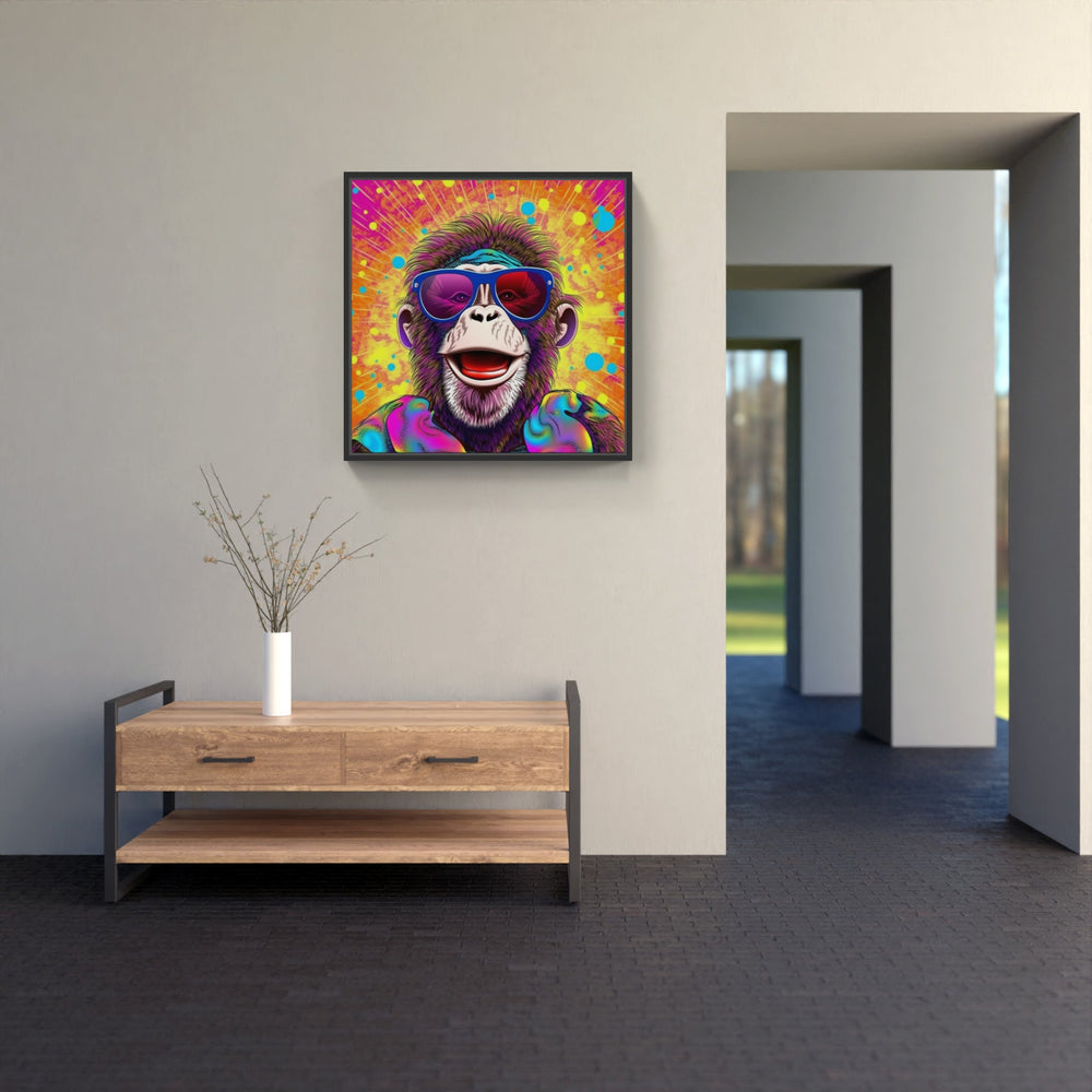 Intriguing Monkey Canva-Canvas-artwall-Artwall