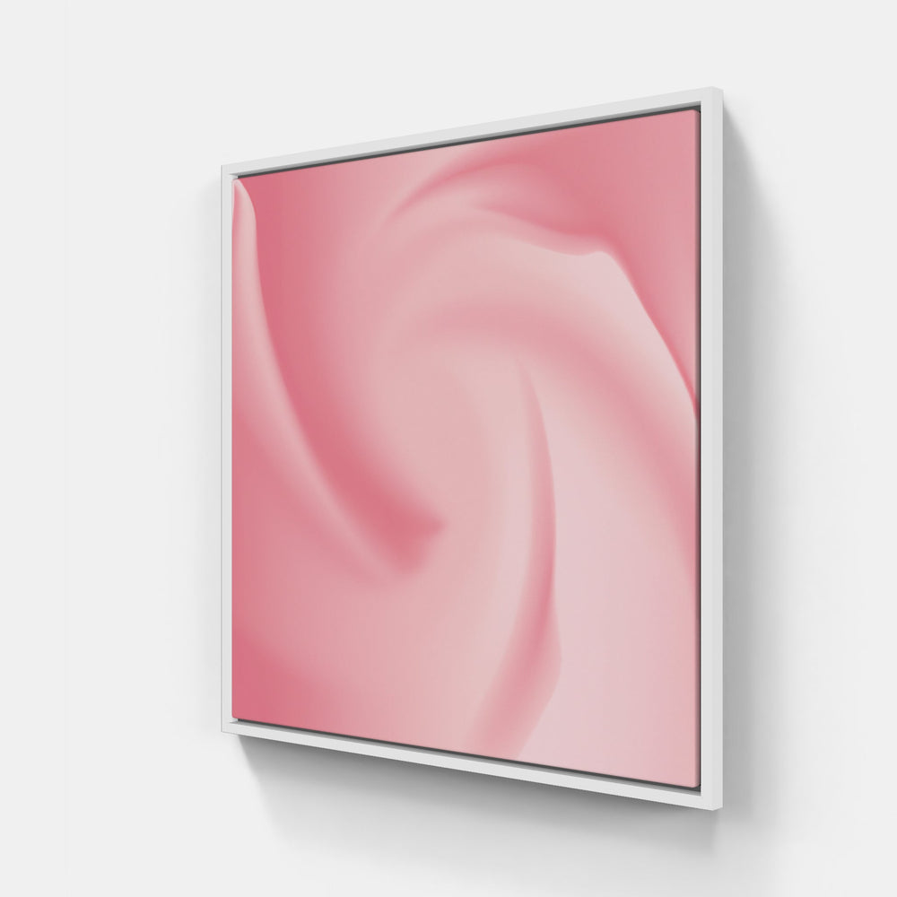 Pinkblossomed thought-Canvas-artwall-20x20 cm-White-Fine Paper-Artwall