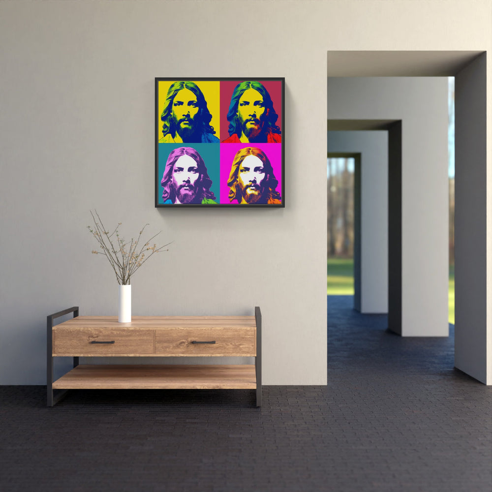 Pop art Christ-Canvas-artwall-Artwall