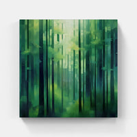 Misty Forest Path-Canvas-artwall-Artwall