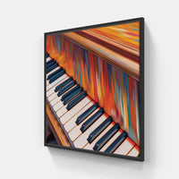 Enchanting Piano Sonata-Canvas-artwall-20x20 cm-Black-Artwall