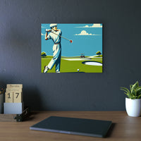 Golf Course Sunrise- Tableau aluminium