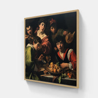 Vivid Caravaggio Awakening-Canvas-artwall-20x20 cm-Wood-Artwall