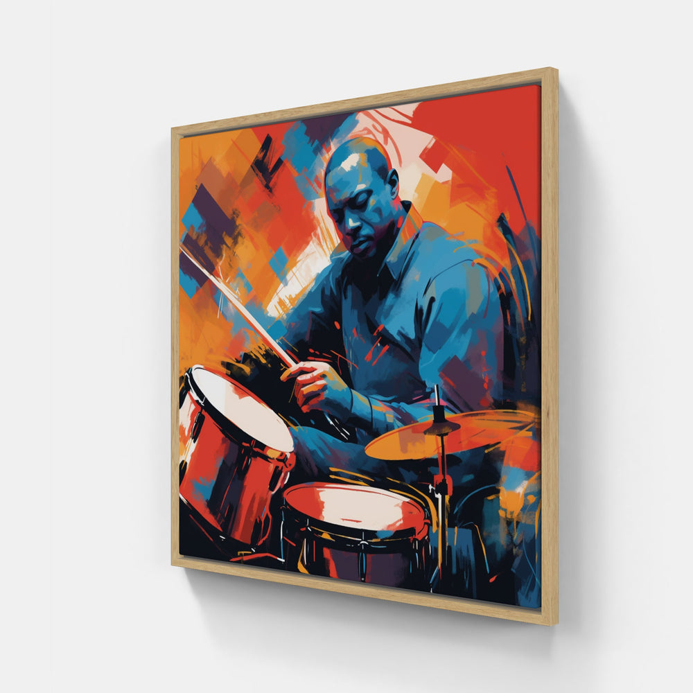 Drum Serenade Canvas-Canvas-artwall-Artwall