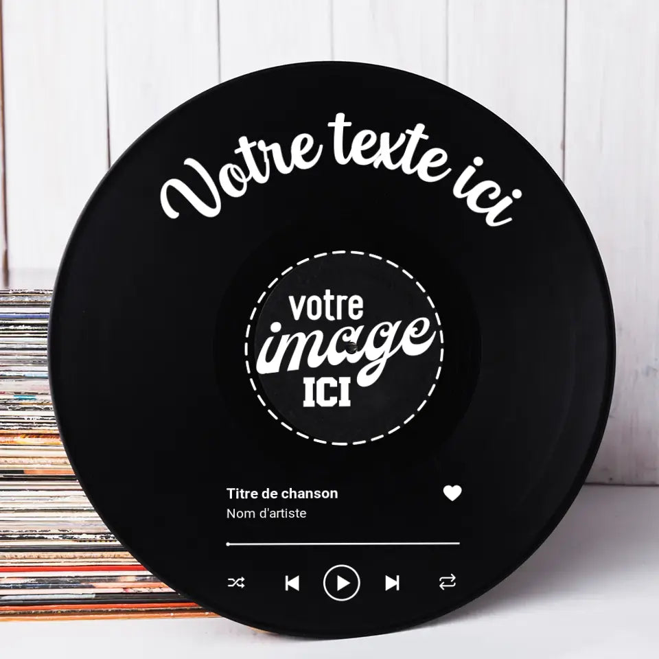 Disque Vinyle Personnalisable