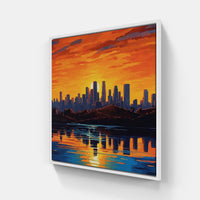 Artistic Skyline Vista-Canvas-artwall-20x20 cm-White-Artwall