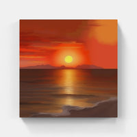 Radiant Sunset Glow-Canvas-artwall-Artwall