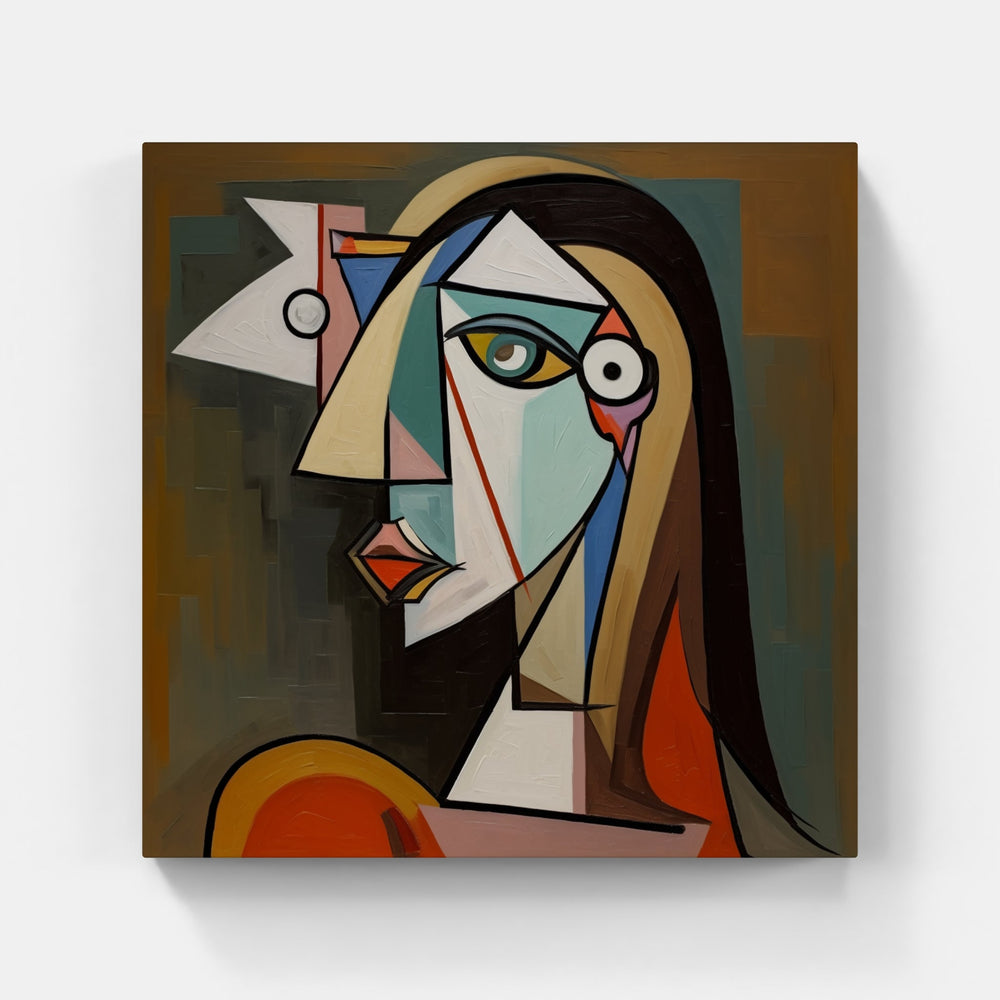 Pablo's Cubist Vision-Canvas-artwall-Artwall