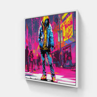 Pop Art Streetwear Edge-Canvas-artwall-20x20 cm-White-Artwall