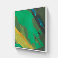 Green living dreaming-Canvas-artwall-20x20 cm-White-Artwall