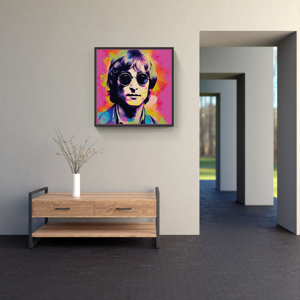 John Lennon fight-Canvas-artwall-Artwall