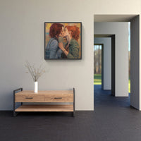 Blissful Emotion Connection Love-Canvas-artwall-Artwall