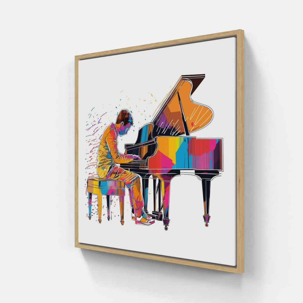 Enchanting Piano Melody-Canvas-artwall-Artwall