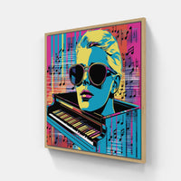 Poetic Piano Masterpiece-Canvas-artwall-Artwall