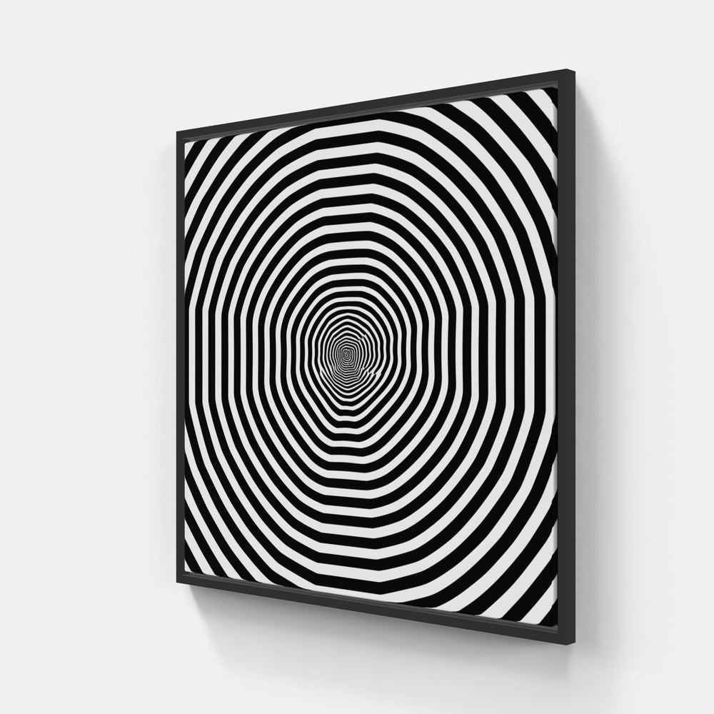 Illusionary Artistry-Canvas-artwall-20x20 cm-Black-Artwall