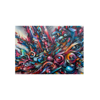 Graffiti Art Amour- Tableau aluminium