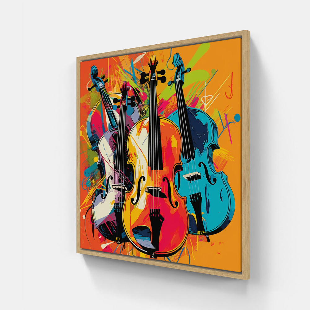 Harmonious Violin Ensemble-Canvas-artwall-Artwall