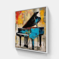 Ethereal Piano Artwork-Canvas-artwall-20x20 cm-White-Artwall