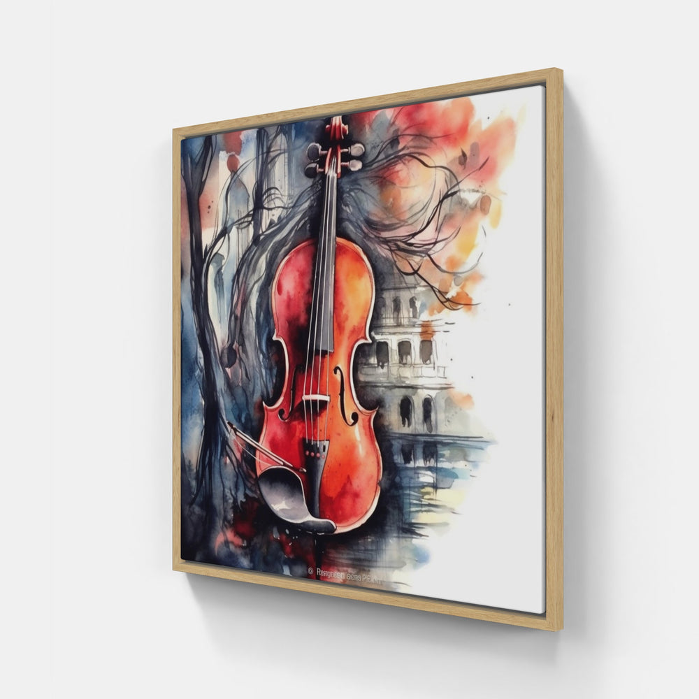 Expressive Violin Chords-Canvas-artwall-Artwall