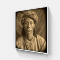 Vintage Daguerreotype Charm-Canvas-artwall-20x20 cm-White-Artwall