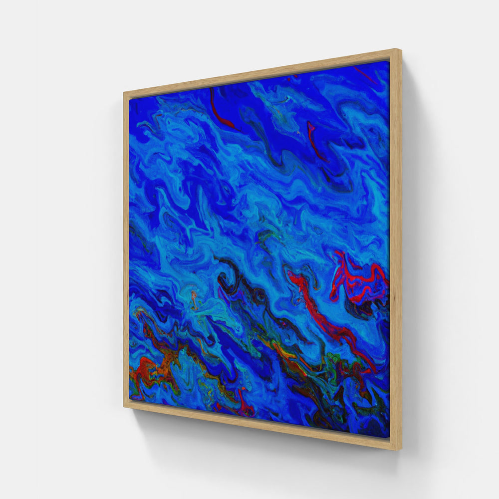 Blue skies dreaming lord-Canvas-artwall-20x20 cm-Wood-Artwall