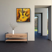 Radiant Guitar Aura-Canvas-artwall-Artwall